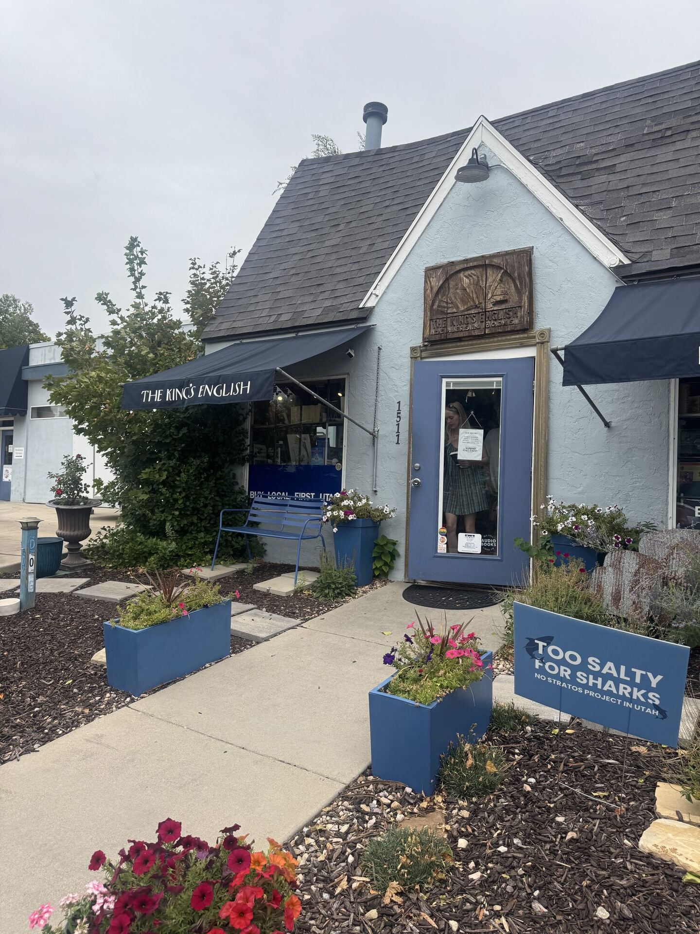 Outside the Bookstore