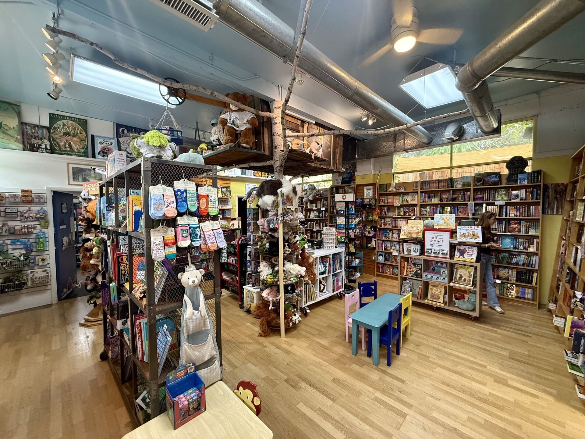 Inside of the bookstore